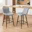 Tabouret de comptoir rembourré 27 po avec structure en métal -506050698