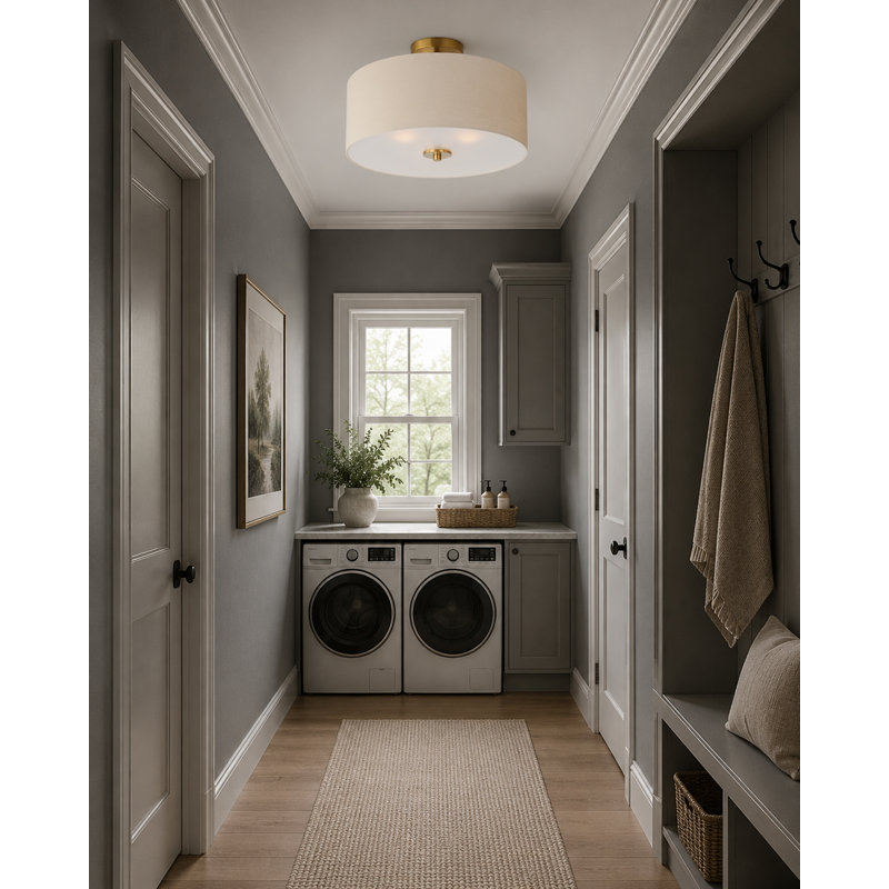 Luminaire suspendu tambour 3 lumières Juna