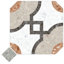 Riviera octogone Grimaud multicolore avec taco 7-7 / 8 po X 7-7 / 8 po Carreau de porcelaine pour plancher et mur-112666028