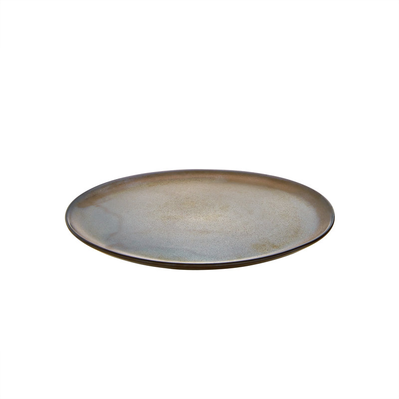 Boscobel Dessert Plate, Brown