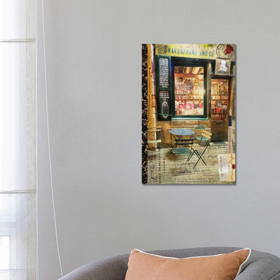 Paris Bistro II by Sandy Lloyd - Wrapped Canvas Gallery-Wrapped Canvas Giclée