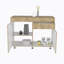 Armoire utilitaire Orion, un tiroir, une porte double - blanc / Macadamia
