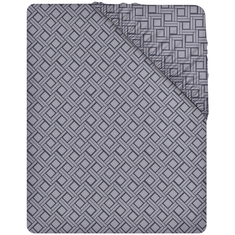 Microfiber Flatweave Fitted Sheet, King (5')