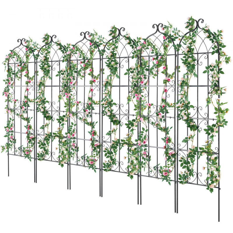 180.3cm H x 50.8cm W Steel Arbor