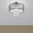 Haney Linen Blend Semi Flush Mount-1297012557-1297012550
