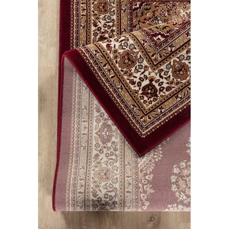 Red Area Rug - 7 Ft. 10 In. X 10 Ft. 6 In., Rectangle 7'10" x 10'6"