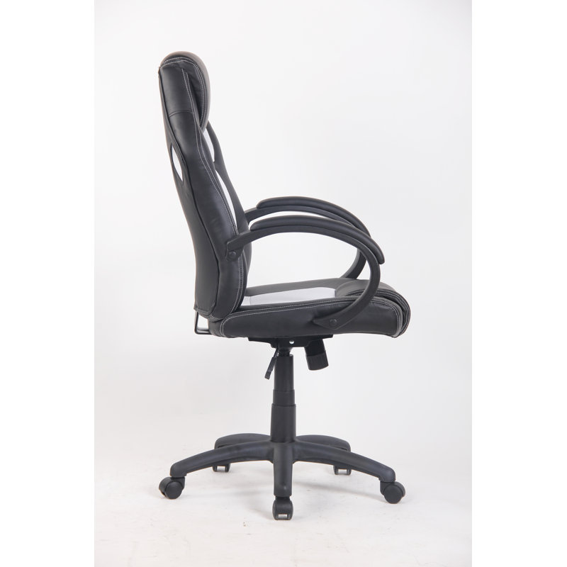 Fauteuil de direction, Blanc / noir