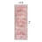 Labarbera Machine Washable Red/Gray Non-Slip Backing Area Rug-1331030544