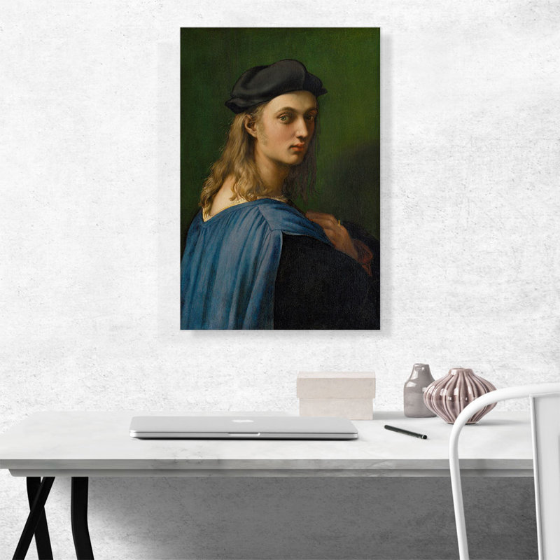 Portrait of Bindo Altoviti 1514 par Raphael - impression sur toile tendue, H 26 po x l 18 po x 1,5 po