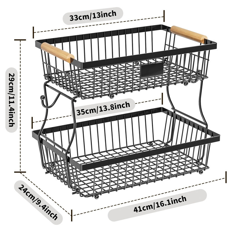 Rebrilliant Metal Fruit Basket
