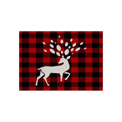 Christmas Placemats Holiday Decorations Western Style Placemats Non Slide No Fear Of Water And Greaseproof Heat Insulating Placemats