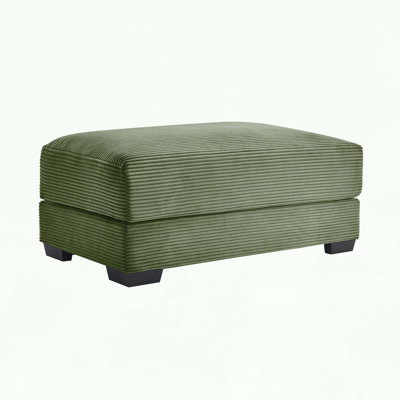 Oversized Ottoman with Extra-Wide Armrests