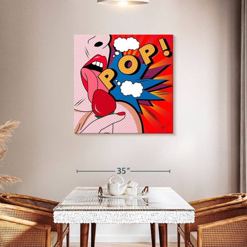 Leisha Pop, 36" H x 36" W