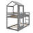 Ahman Kids Twin Over Twin Bunk Bed-1491652205