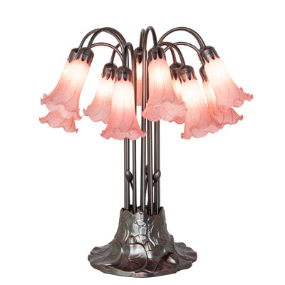 Lampe de table 24 lumières lys 24 "Tiffany Pond