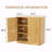 34.3" Modern Wavy Sideboard-1666753859