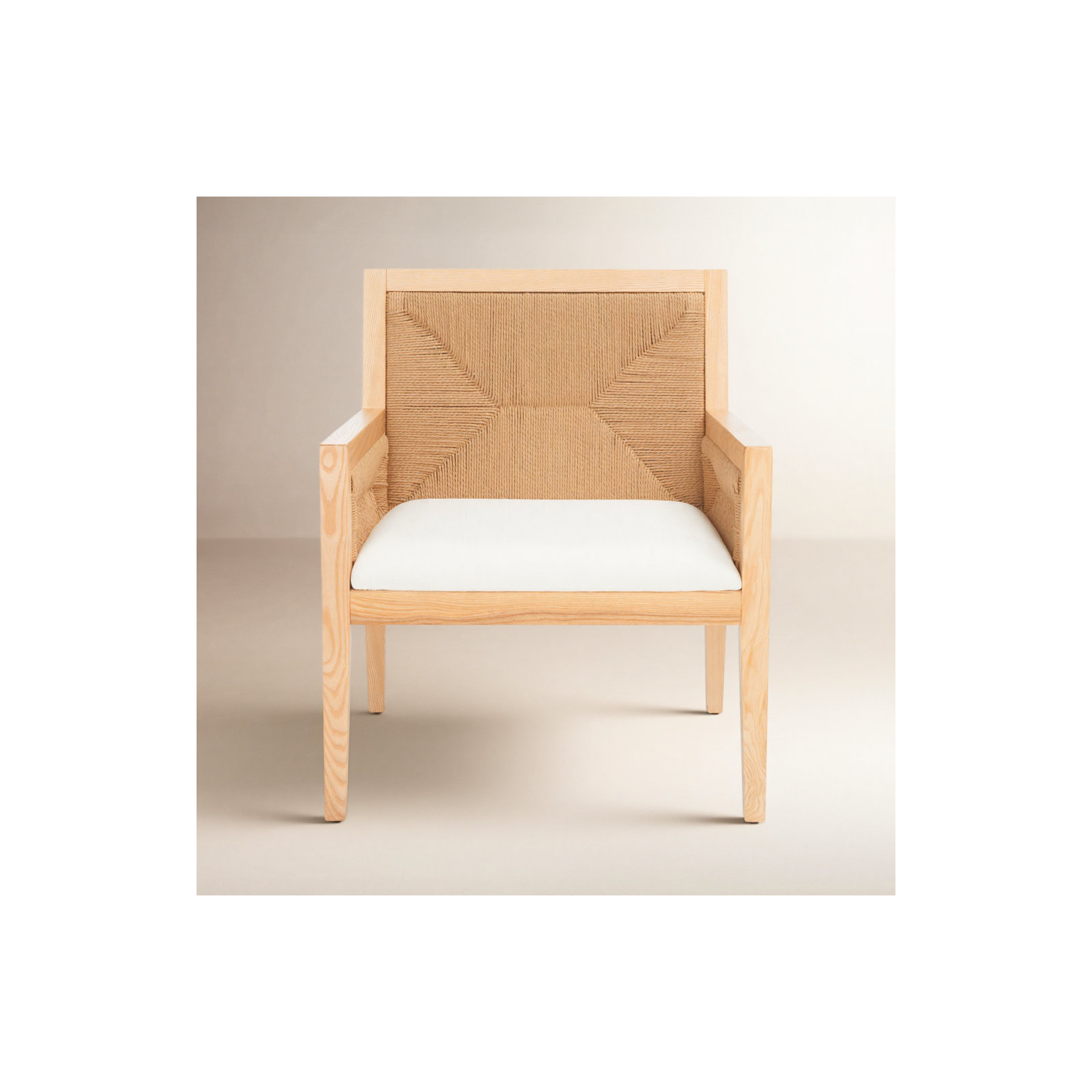 Hudgins Woven Accent Chair, Natural