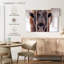 «Frosty Bison», 3 pièces sur toile-98562480