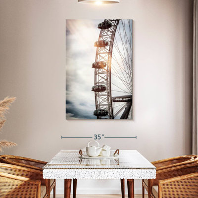 Aime London Eye, coucher de soleil