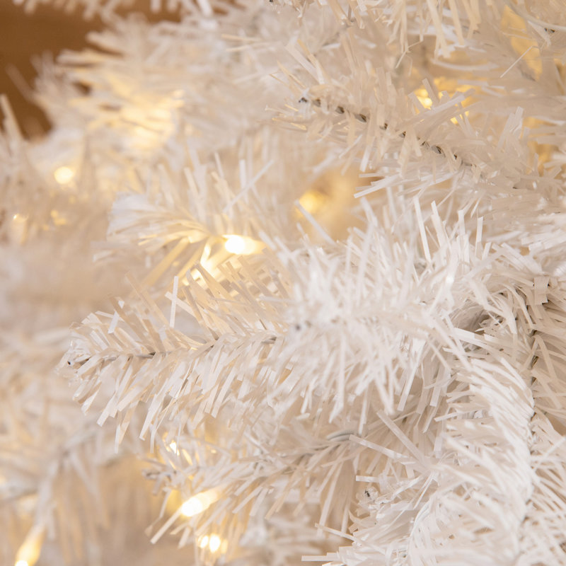 Sapin de Noël de 6 pi avec lumières réalistes, 250 lumières DEL et 1000 pointes