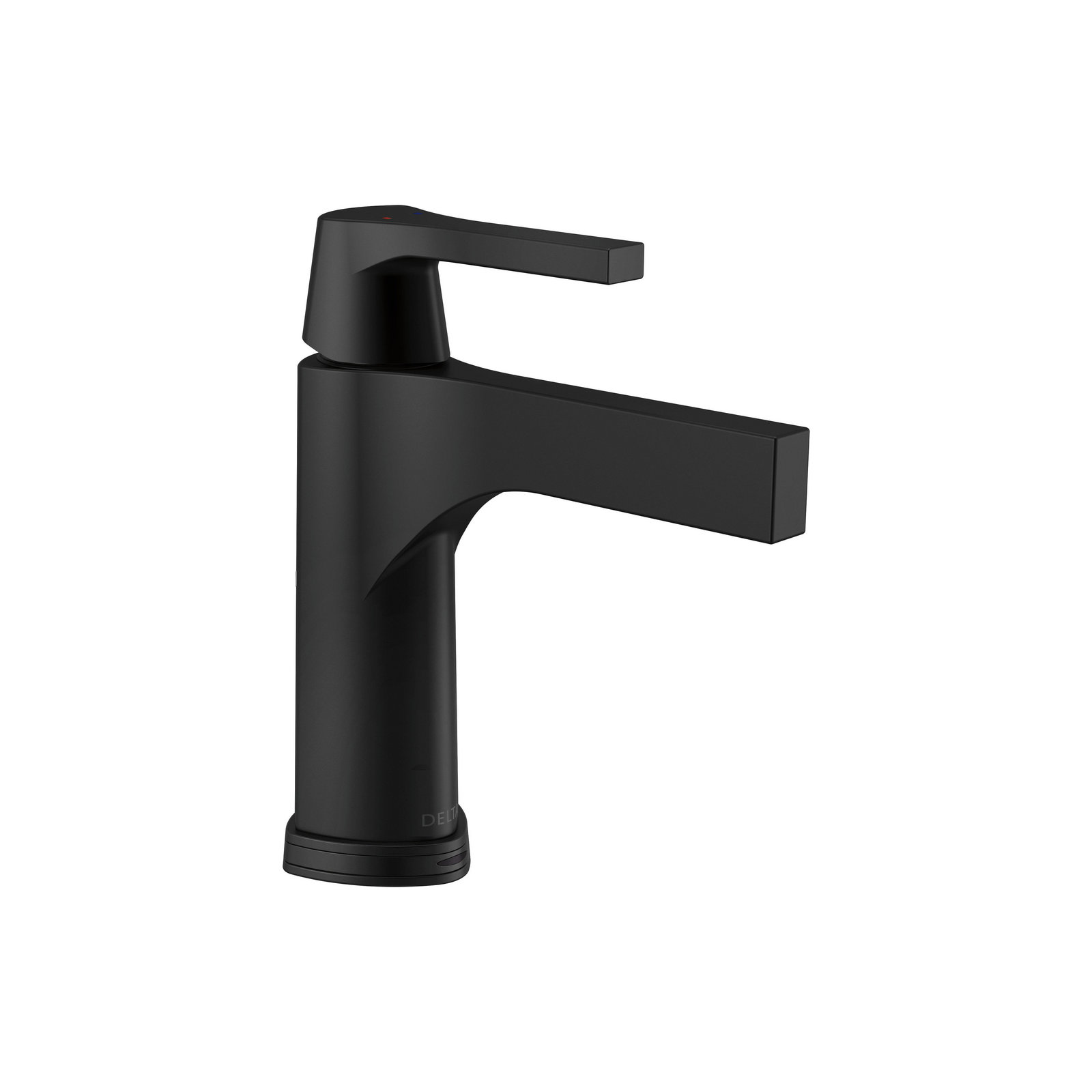 Zura Single Hole Touch2O Bathroom Faucet with Touchless Technology, Chrome/Matte Black