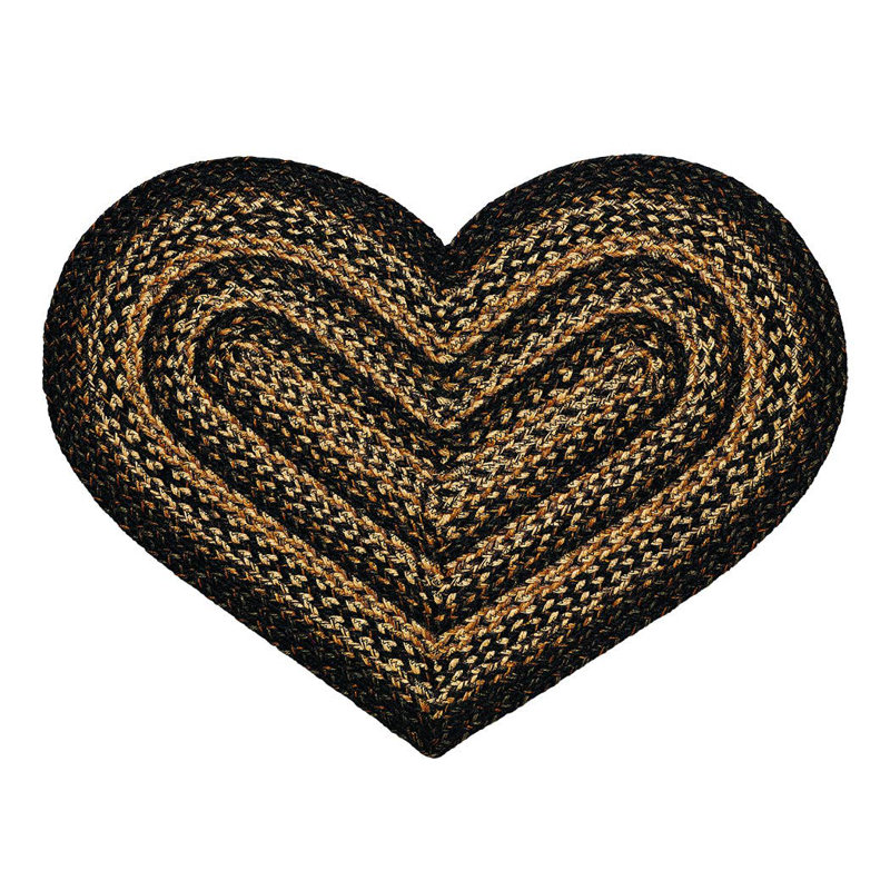 Tapis Carlynne, Noir / brun / beige