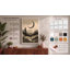 Moonlit Mountain Stream Japandi - Wrapped Canvas-1082695549-1082695551