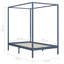 Harrison Solid Wood Canopy Bed-718318569-718318577