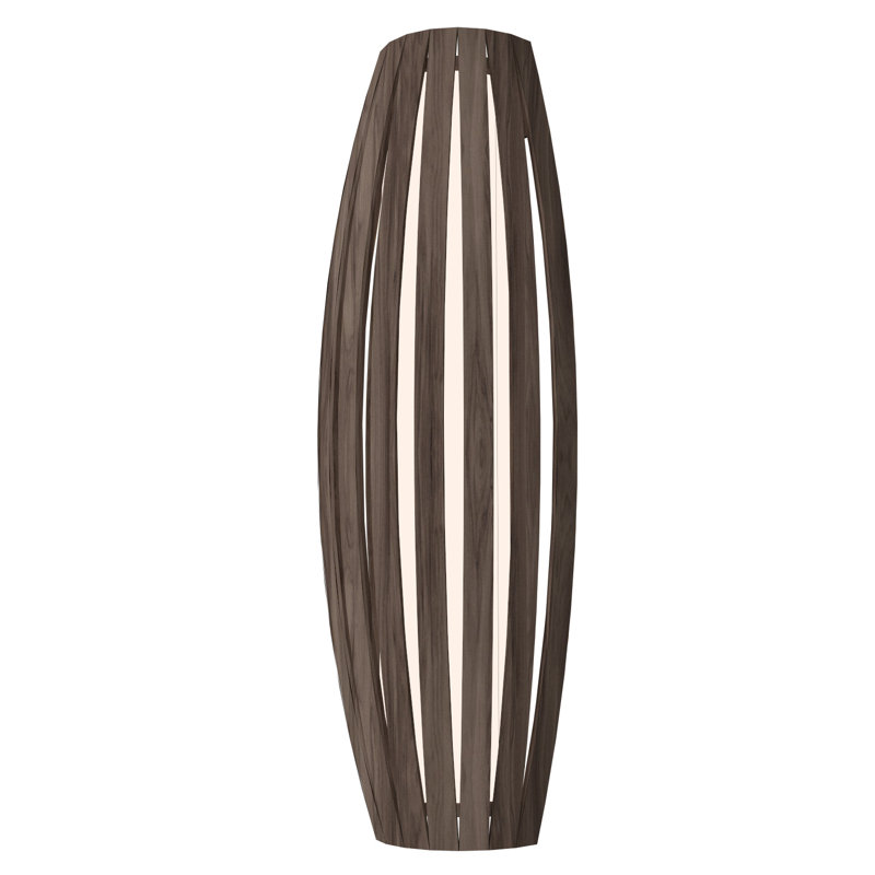 3 - Light Flush Mounted Sconce, American Walnut