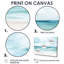 Impression sur toile «Coastal Dreams Horizon - Beach & Ocean»-120394352-120394348-120394371