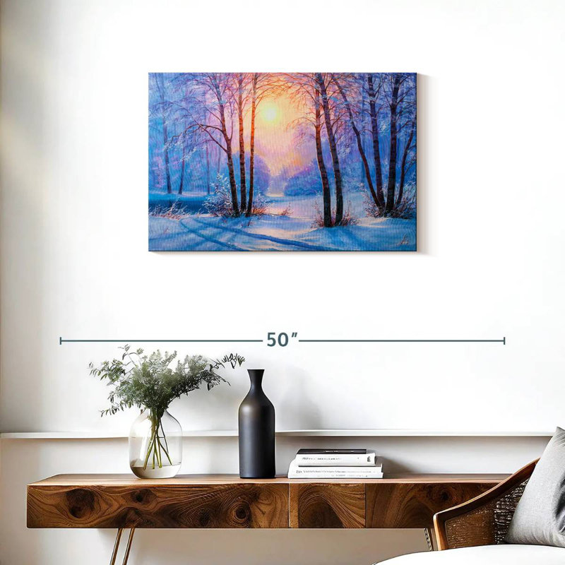 Alvord Snow Forest, 20" H x 30" W