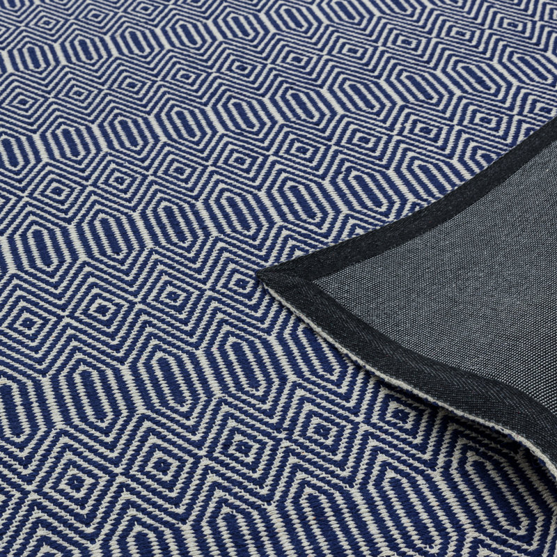 Aailyah Geometric Flatweave Area Rug, Runner 66 x 200cm