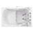 Wheelchair Transfer 36"x55" Acrylic Air and Hydro Massage Walk-In Bathtub, Fast Fill Faucet-89191285