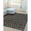 Tapis gris foncé en polypropylène tissé à la machine Briehn-307228097