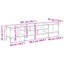 Unfinished TV Stand for TVs up to 88"-855110642