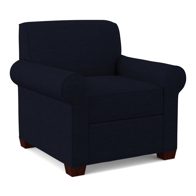 Finn Armchair, Antic Lagoon, Empire Mahogany