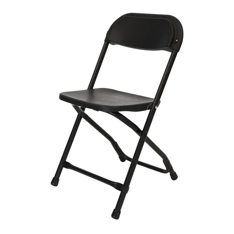 Chaise de bureau pliante pour enfants Rhino, Noir