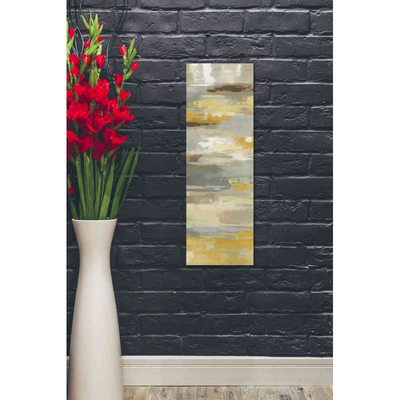 «Evanghelina Earth Abstracts II» par Silvia Vassileva, H 36 po x l 12 po x P 1,5 po