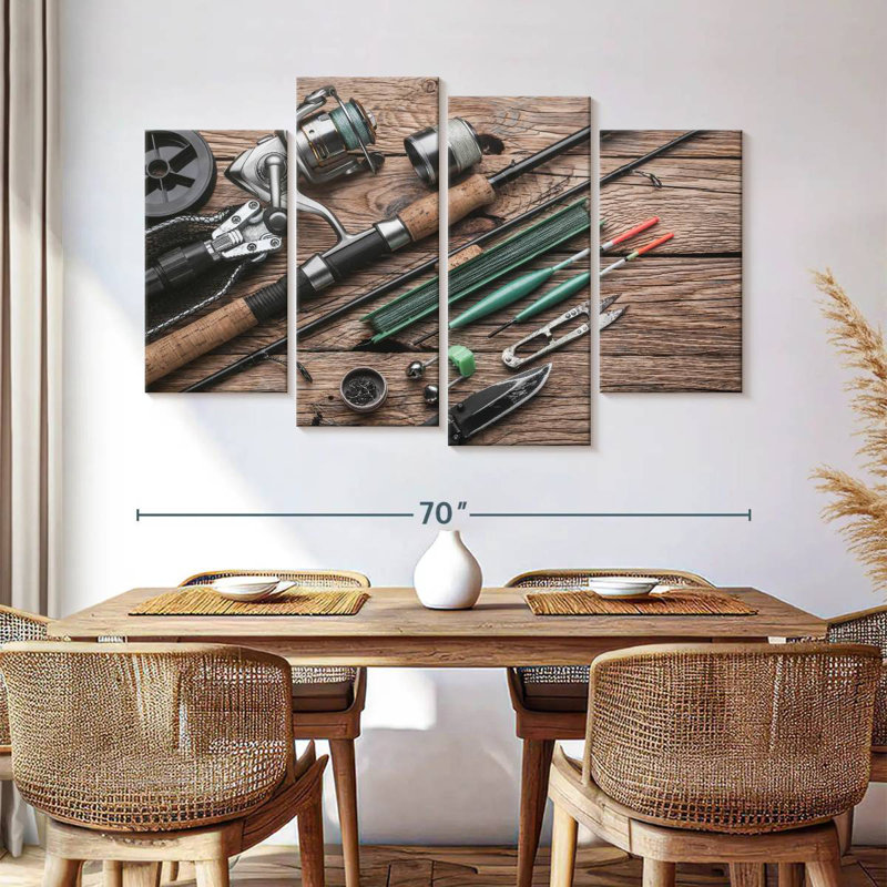 Senne Ready For Fishing, 42" H x 68" W