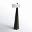 Obelisk Floor Lamp - 63", Chestnut Wood, White Cotton-Linen Shade-20300086
