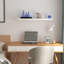 Desyrae Floating Shelf with Reclaimed Wood-70987120-70987123