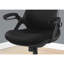 Chaise de bureau, hauteur réglable, pivotante, ergonomique, accoudoirs, bureau d'ordinateur, filet de travail, métal chromé