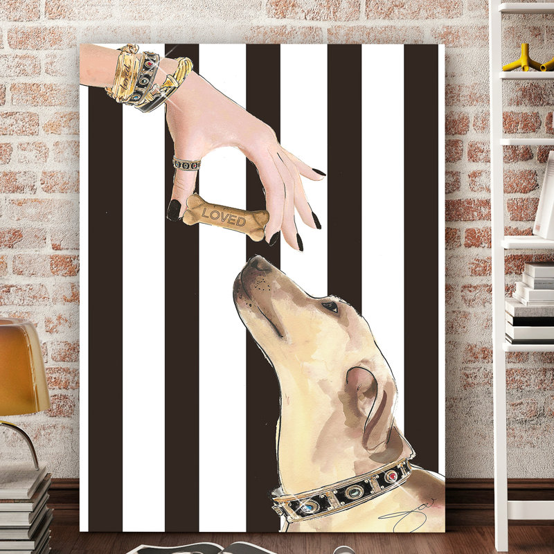 «Best Friend», impression, H 30 po x l 18 po x P 1 po, Toile tendue