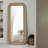 Rectangle Rattan+Solid + Manufactured Wood Full Length Mirrors