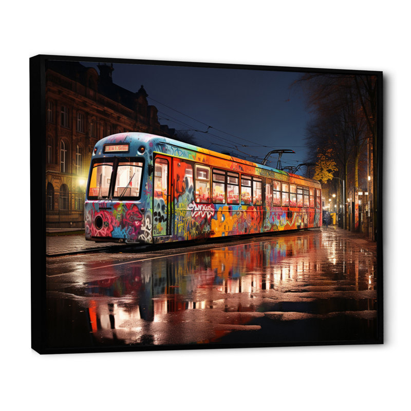 Allemagne, Allemagne, rue Berlin I - impression, Cadre flottant noir, H 24 po x l 32 po x P 1 po