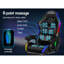  Gaming Chair 12 RGB LED Massage Padded Swivel Recliner Computer Office-980360445-980360447