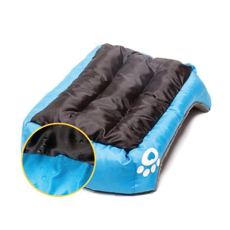 Lit pour chien Spade Grey, Très très grand (l 37,4 po x P 28,3 po x H 5,5 p, Bleu