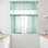 Solid Colour Kitchen Curtain