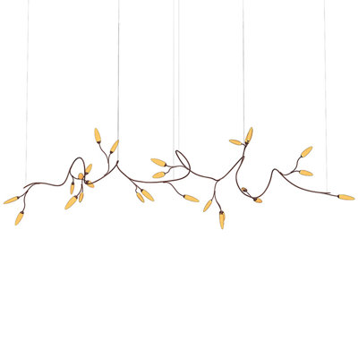 Vines 26 - Light Dimmable LED Sphere Chandelier