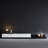 Modern simple rock plate coffee table TV stand set